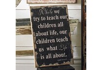 kkin black wood plaques   