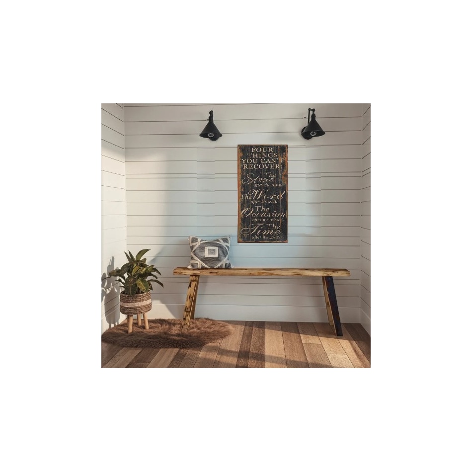 kkin black wood plaques   