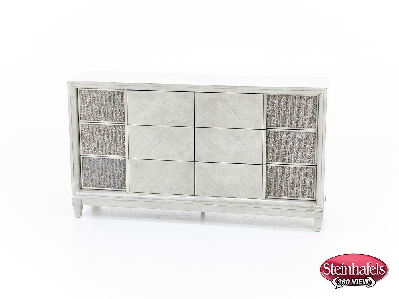 klaussner furniture silver double  image   