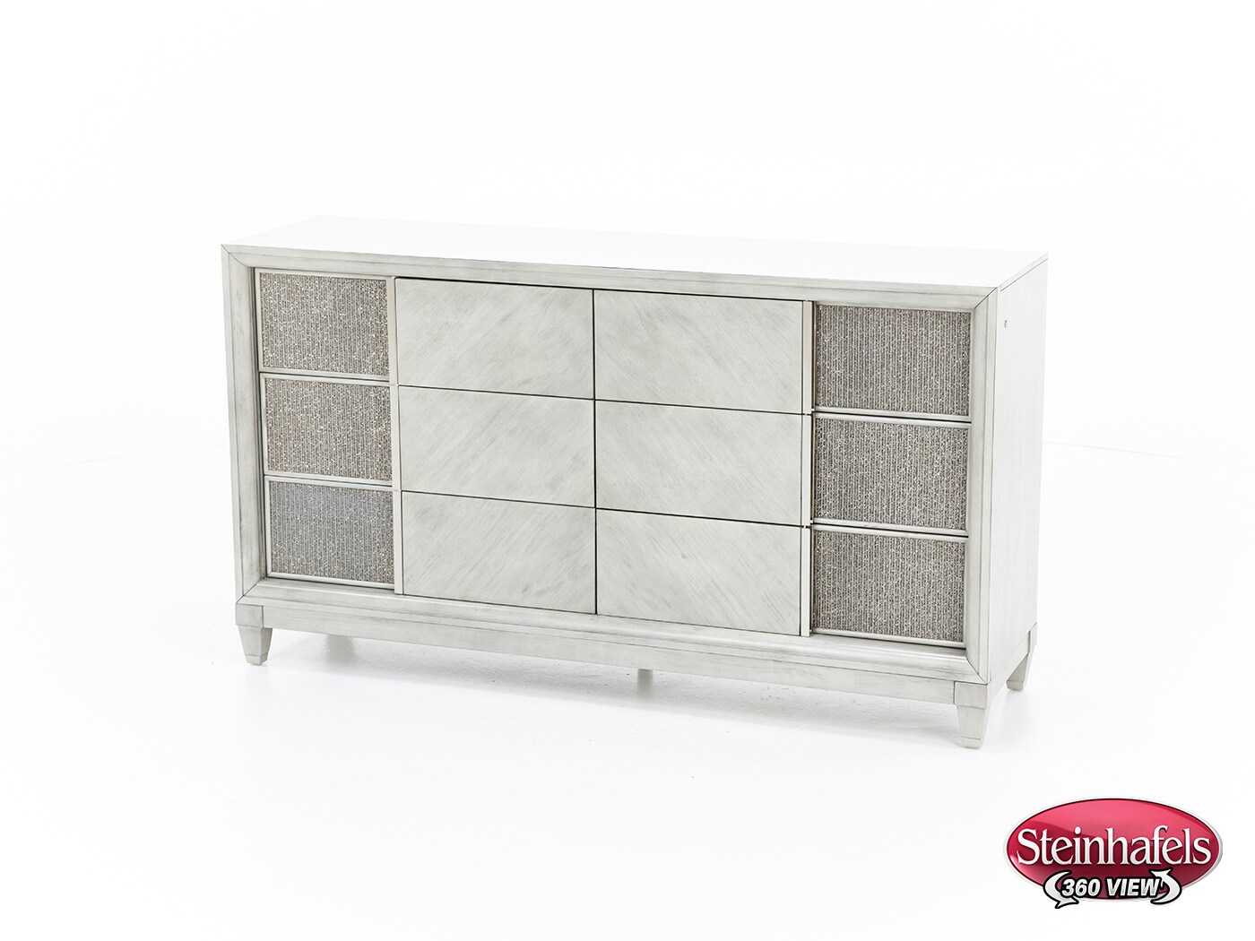 klaussner furniture silver double  image   