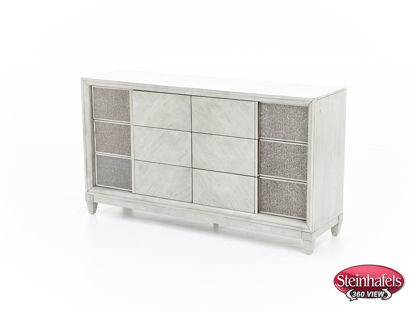 klaussner furniture silver double  image   