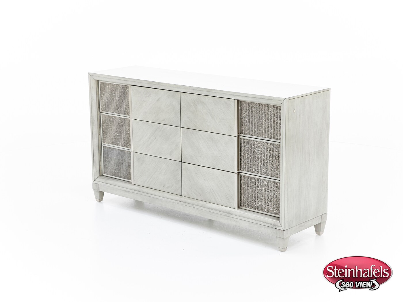 klaussner furniture silver double  image   