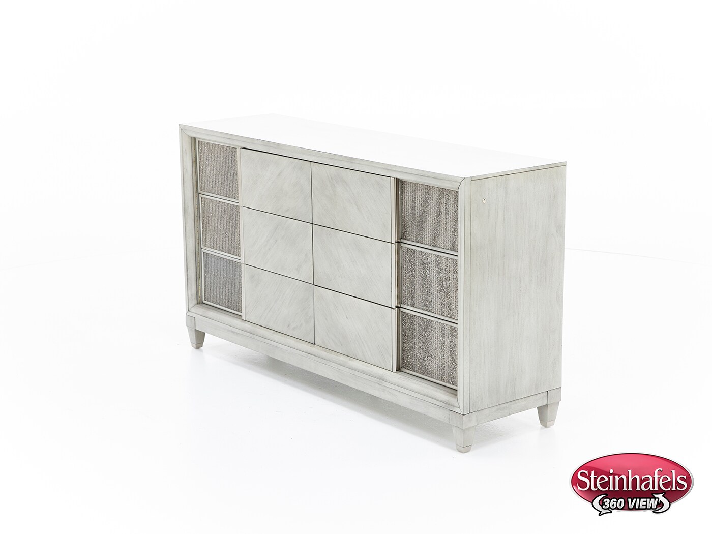 klaussner furniture silver double  image   