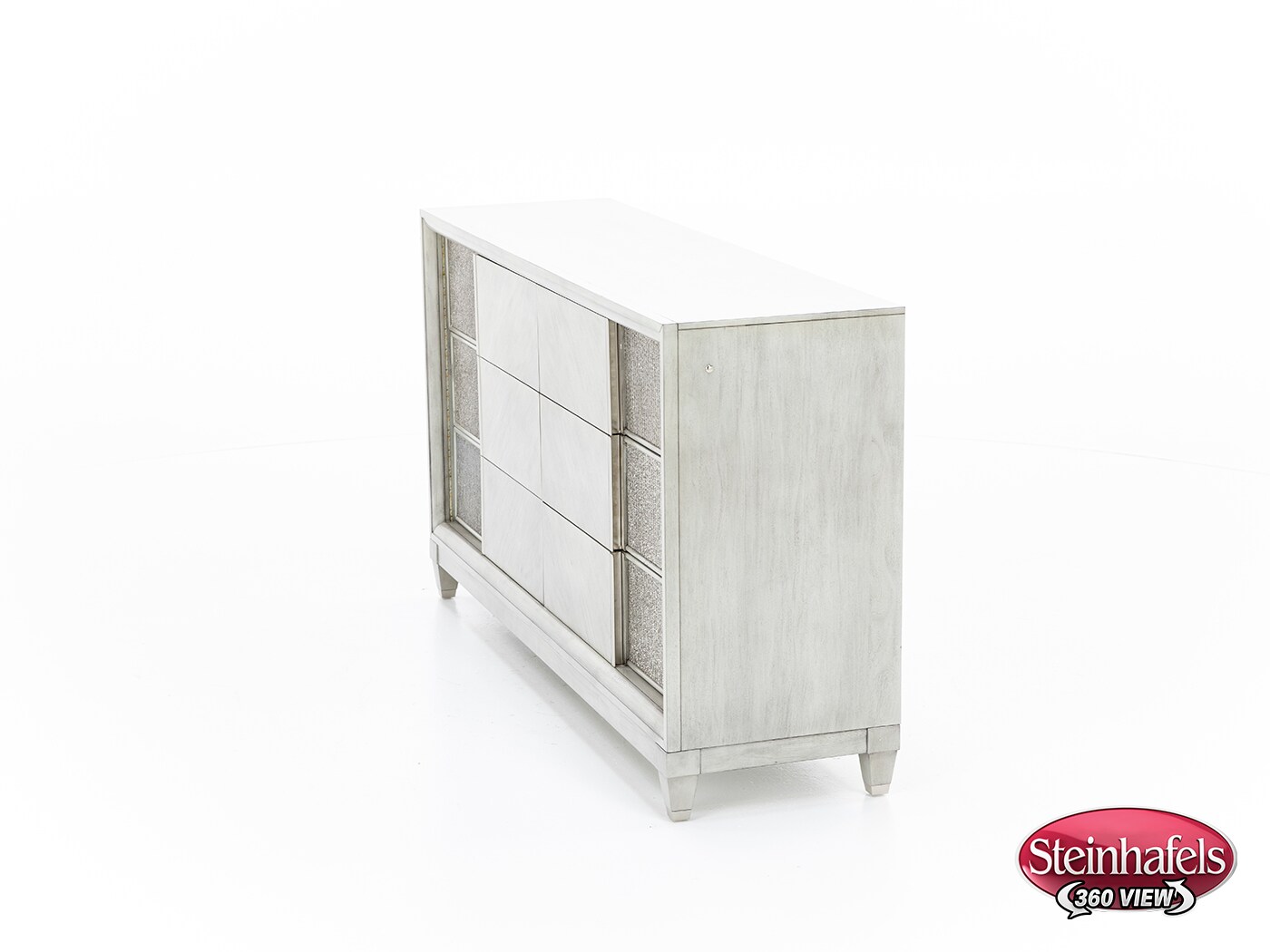 klaussner furniture silver double  image   