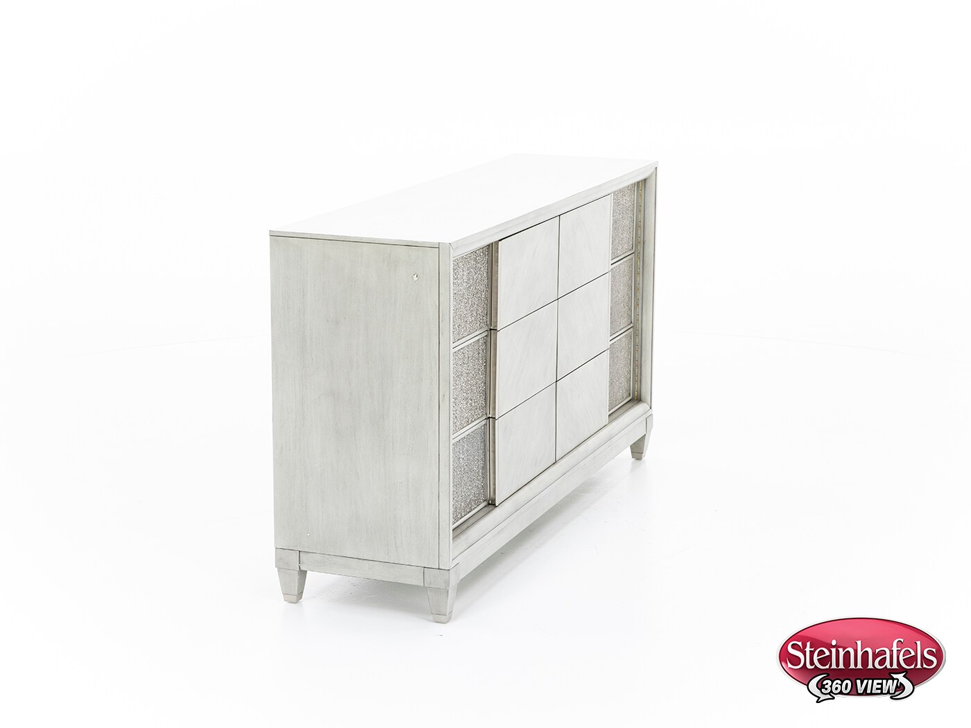 klaussner furniture silver double  image   