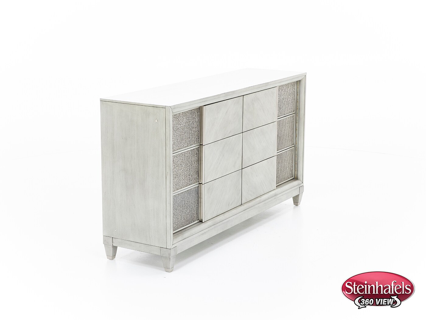 klaussner furniture silver double  image   