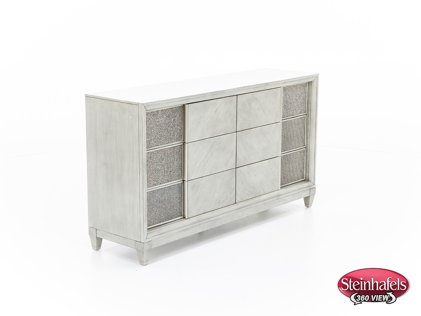 klaussner furniture silver double  image   