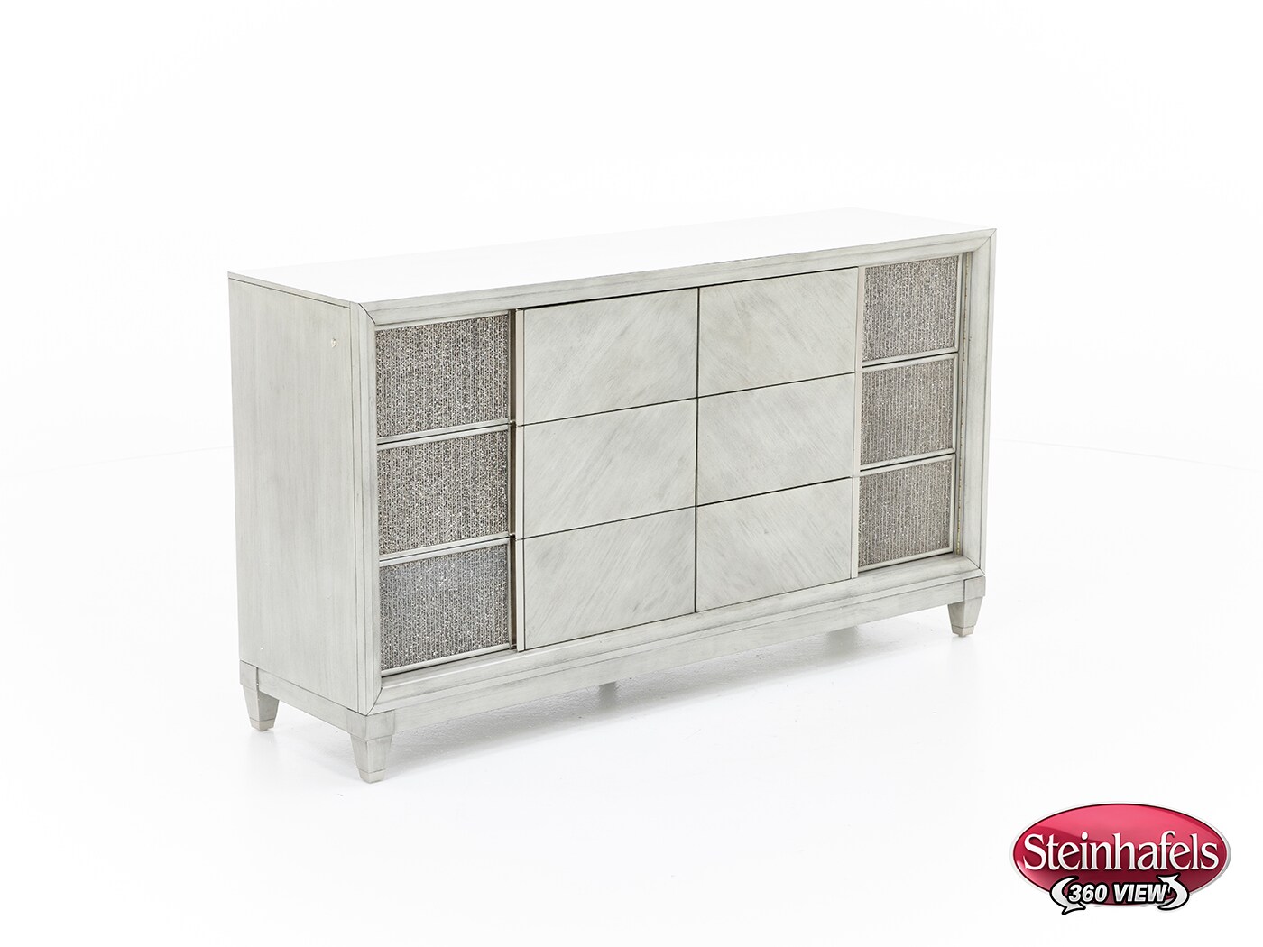 klaussner furniture silver double  image   