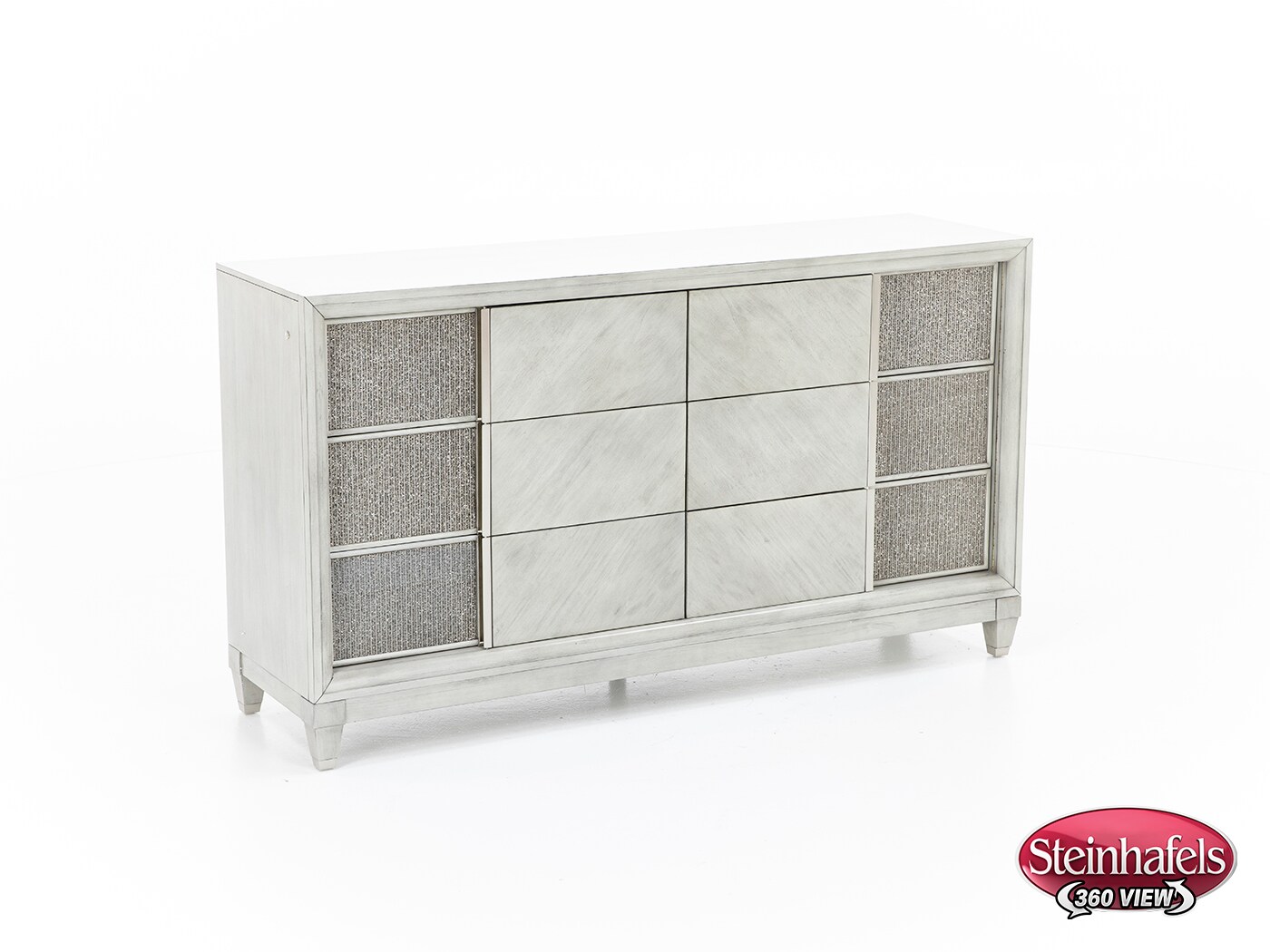klaussner furniture silver double  image   