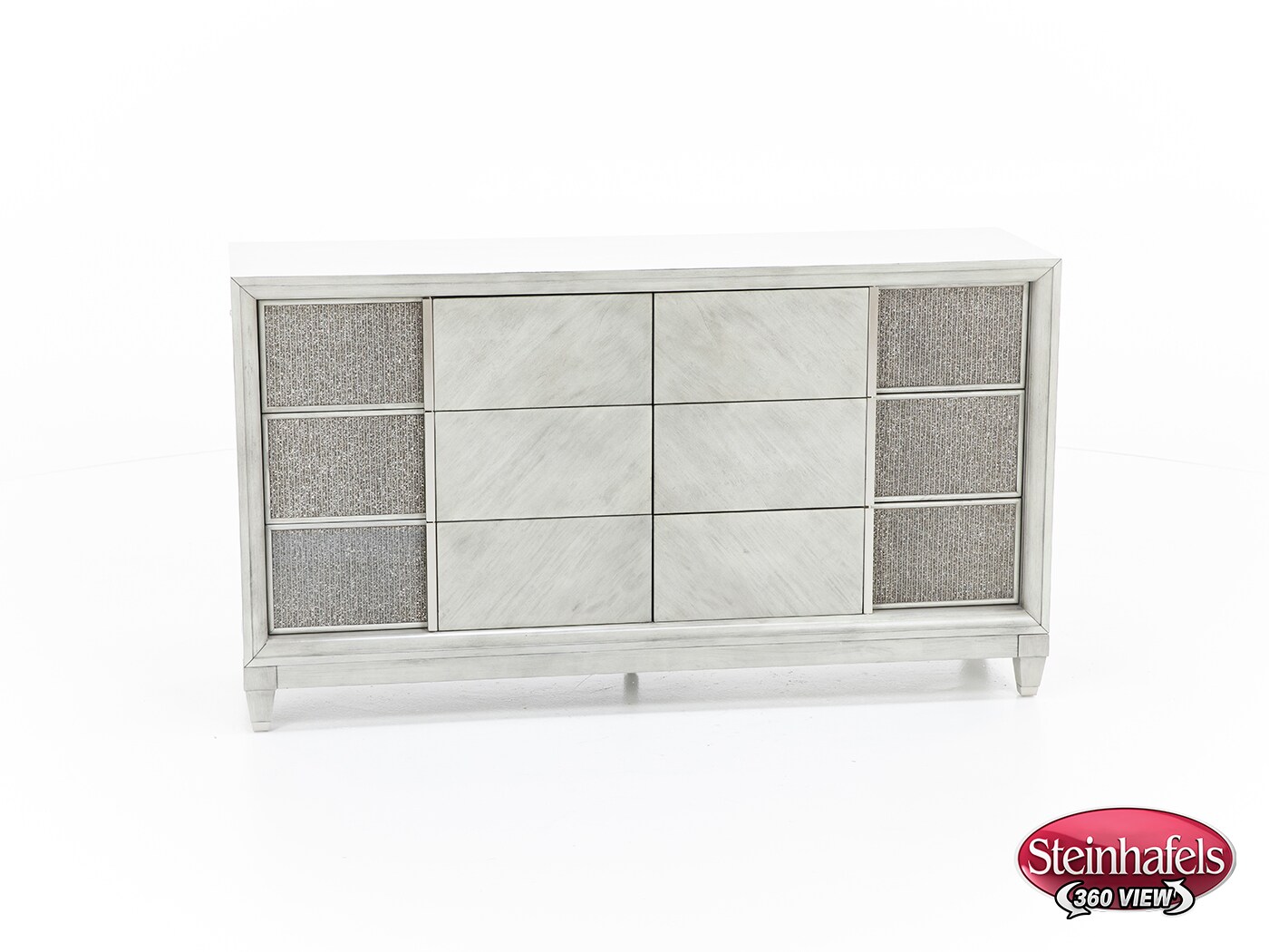 klaussner furniture silver double  image   