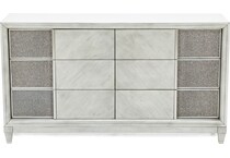 klaussner furniture silver double   