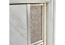 klaussner furniture silver double   