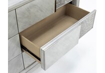 klaussner furniture silver double   