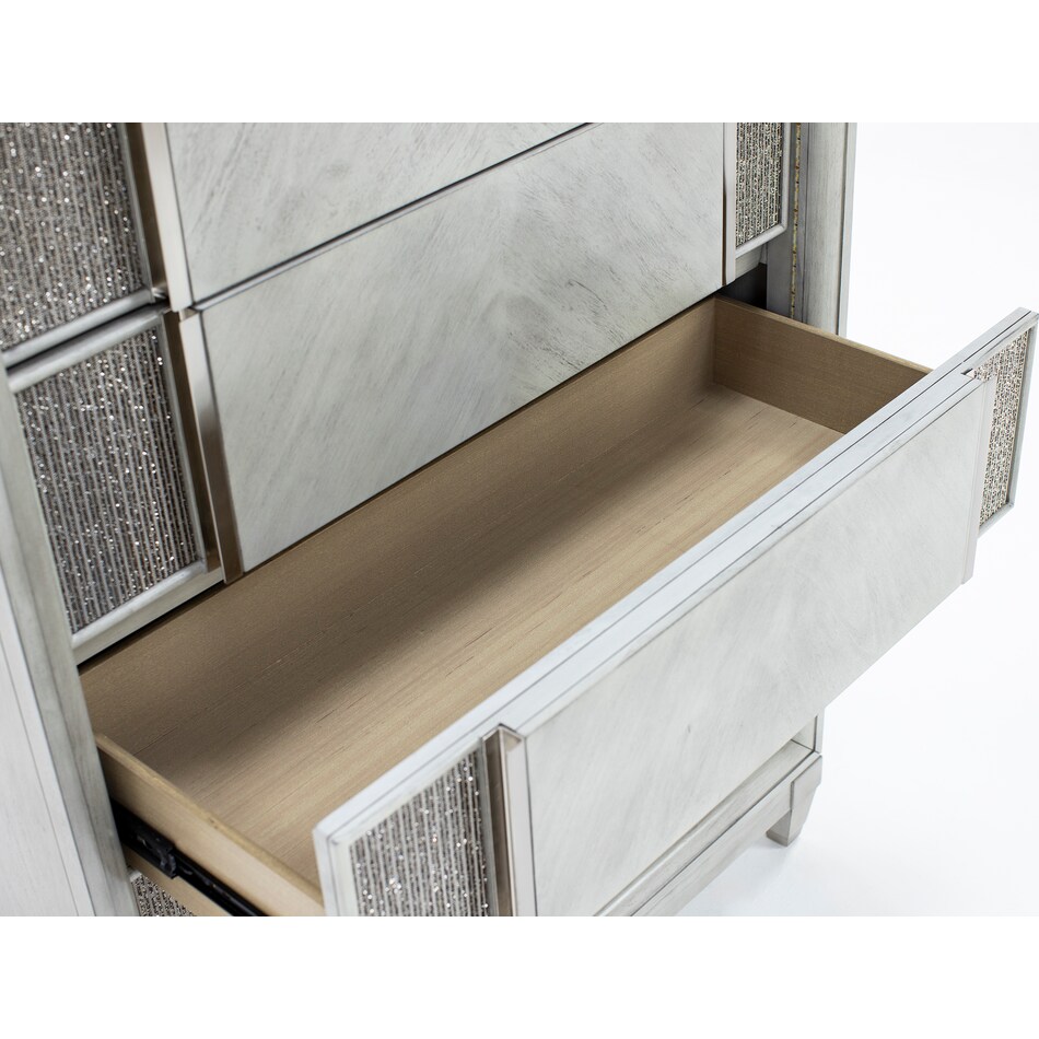 klaussner furniture silver drawer   
