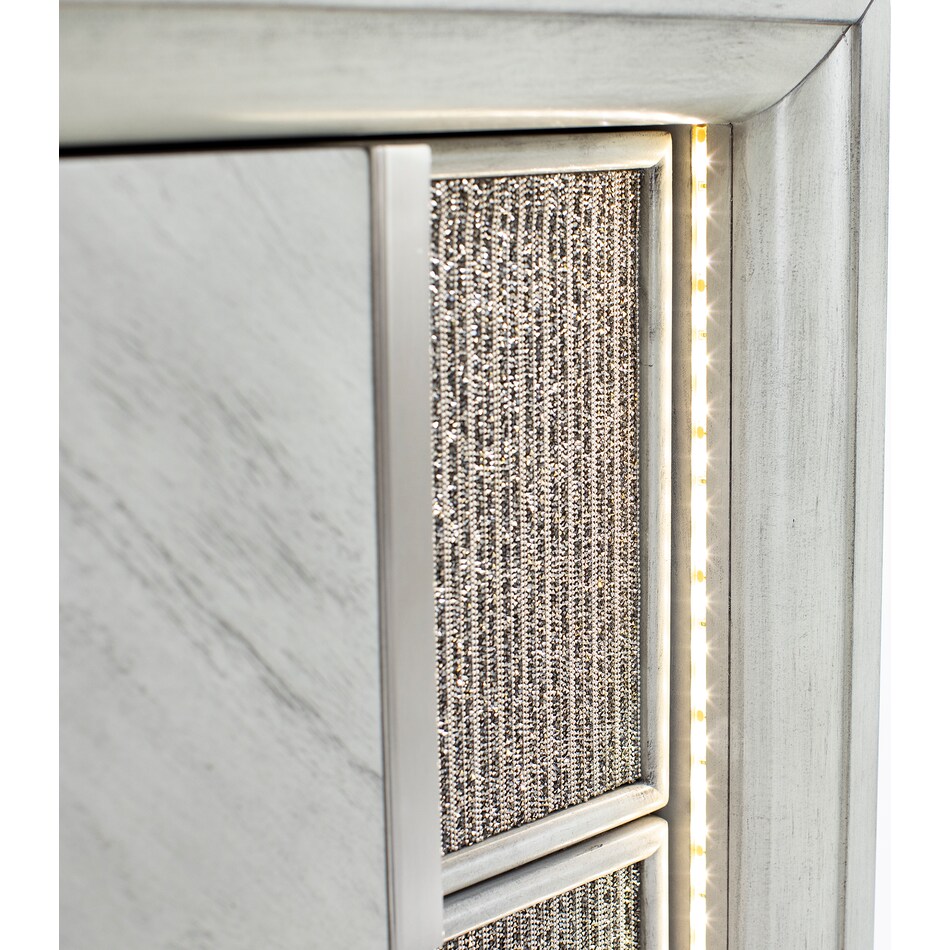 klaussner furniture silver drawer   