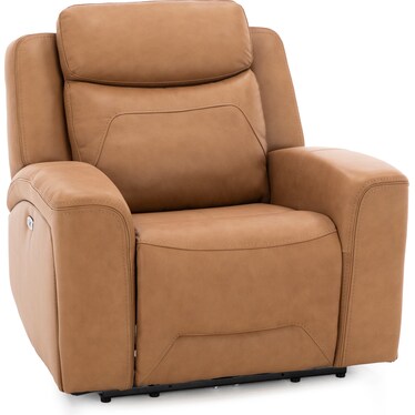 Lightyear Leather Power Headrest Zero Gravity Recliner