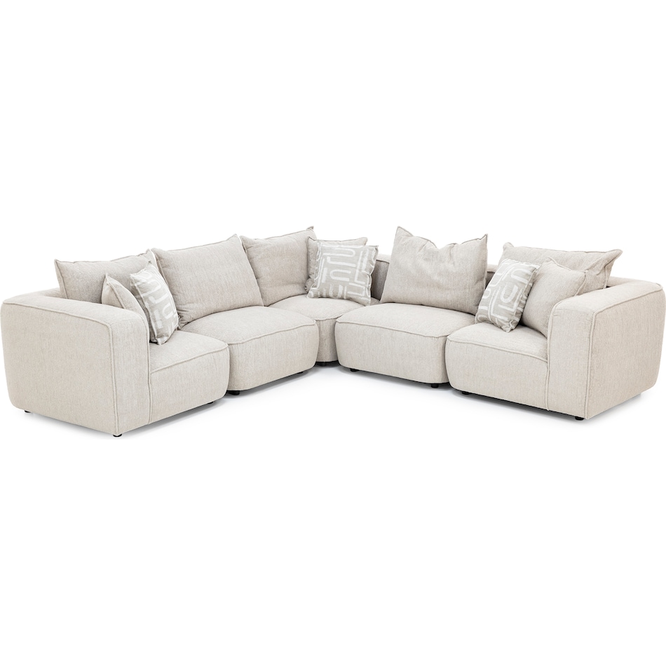 kuka beige sta fab sectional pieces zpk  