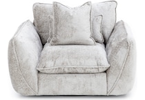 kuka beige swivel chair   