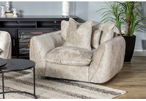 kuka beige swivel chair lifestyle image   