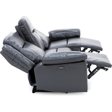 Castle Leather Power Headrest Reclining Sofa