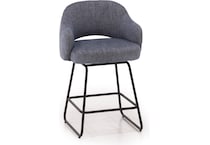 kuka blue inch & over bar seat stool   