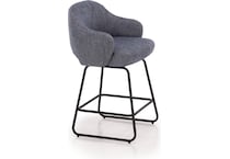 kuka blue inch & over bar seat stool   