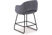 kuka blue inch & over bar seat stool   