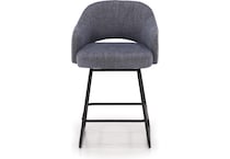 kuka blue inch & over bar seat stool   