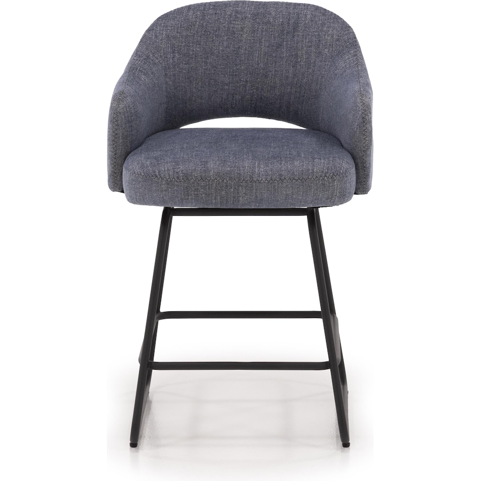 kuka blue inch & over bar seat stool   