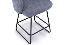 kuka blue inch & over bar seat stool   