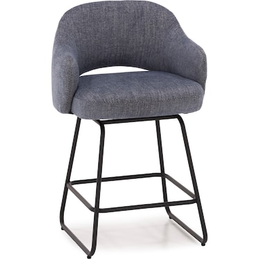Asher 26" Swivel Counter Upholstered Stool