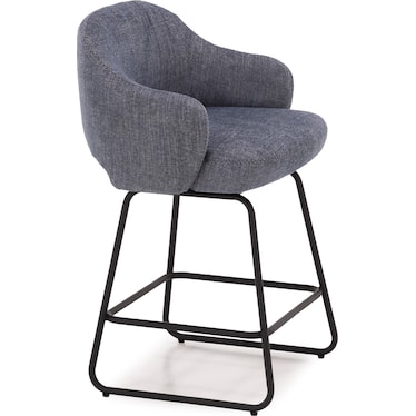 Asher 26" Swivel Counter Upholstered Stool