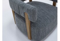 kuka blue swivel chair   
