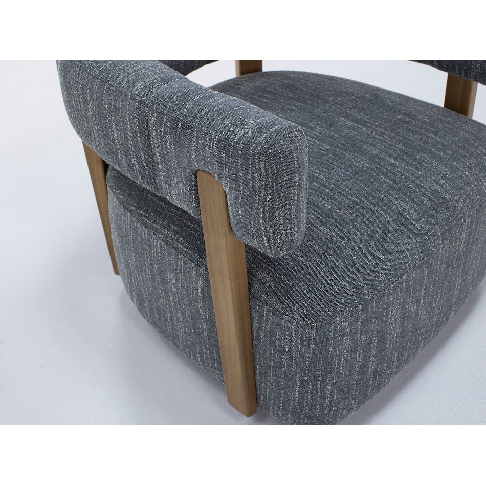 kuka blue swivel chair   