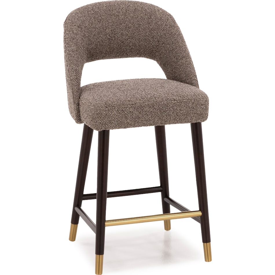 kuka brown inch & over bar seat stool   