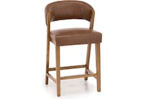 kuka brown inch & over bar seat stool   