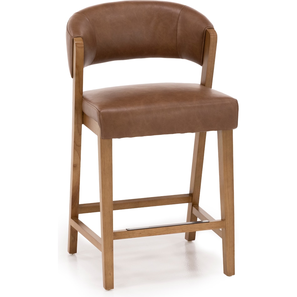 kuka brown inch & over bar seat stool   