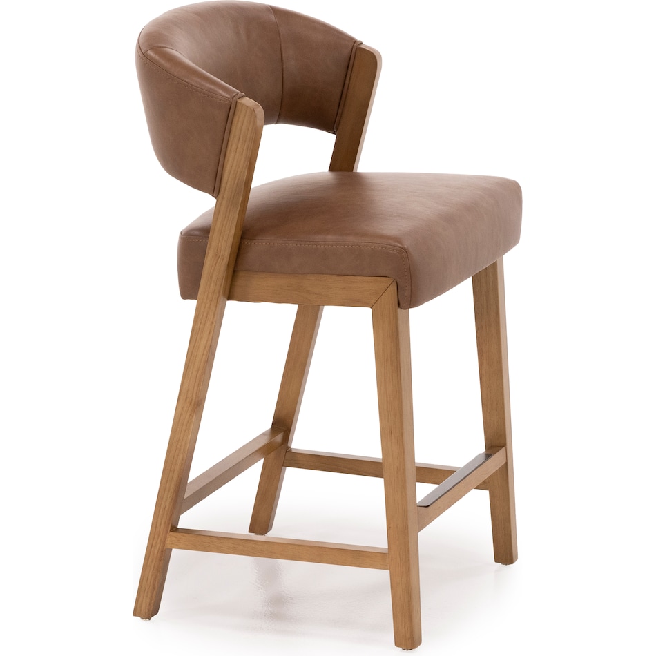 kuka brown inch & over bar seat stool   