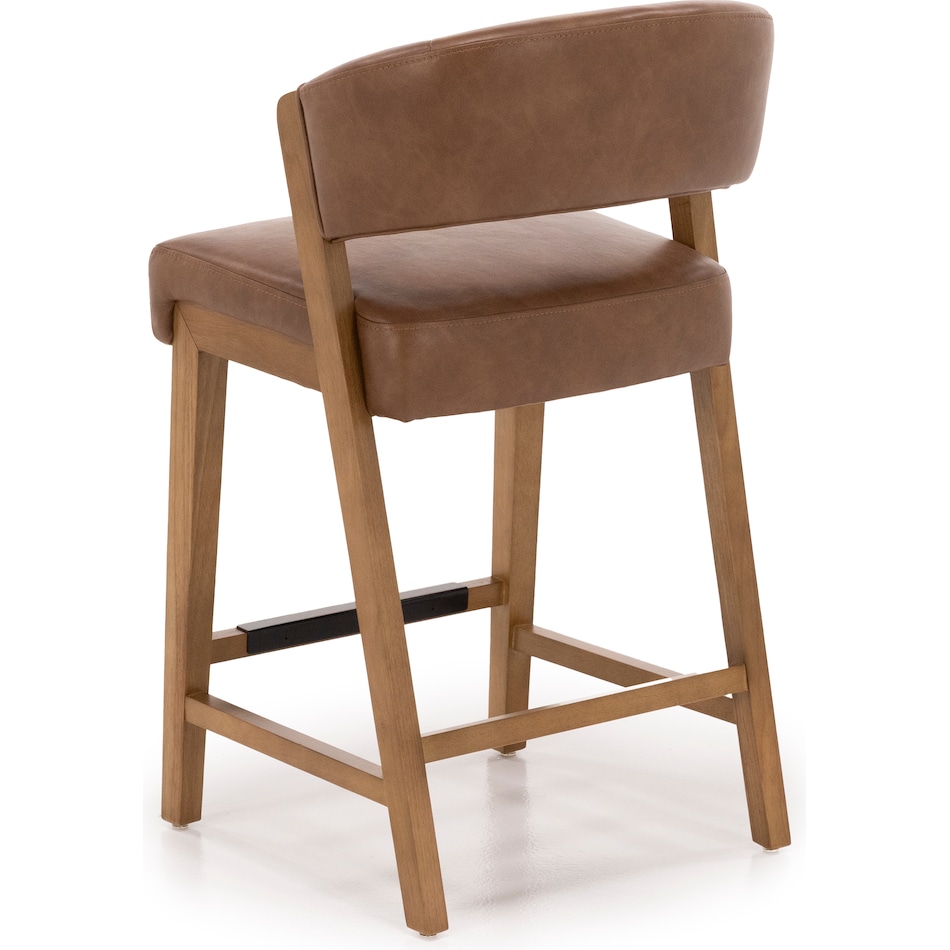 kuka brown inch & over bar seat stool   