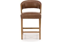 kuka brown inch & over bar seat stool   