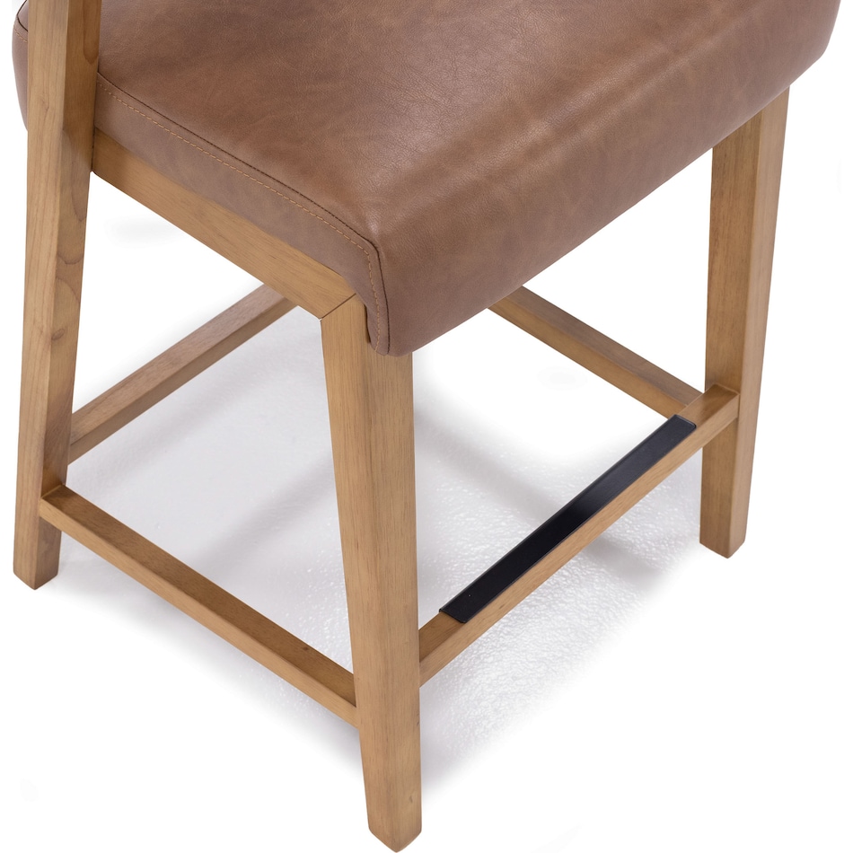 kuka brown inch & over bar seat stool   