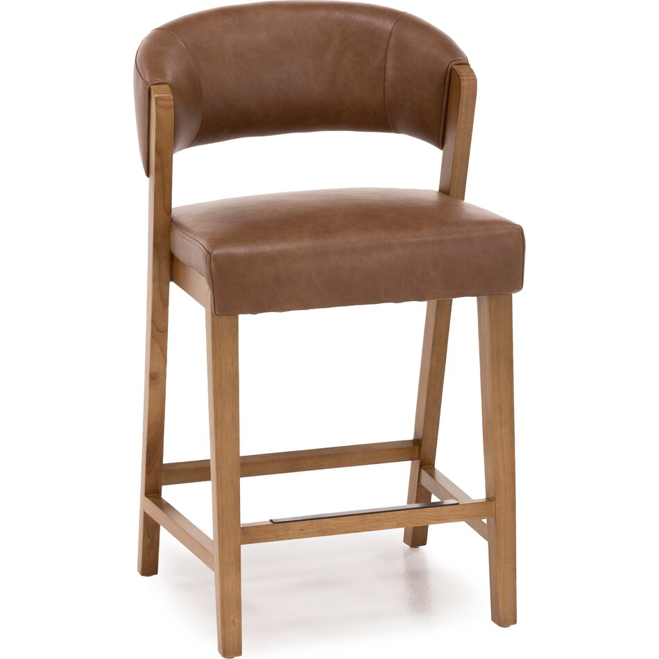kuka brown inch & over bar seat stool   