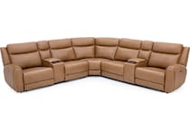 kuka brown mtn lth sectional piece pkg  