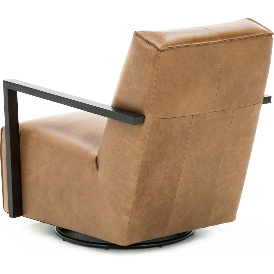kuka brown swivel chair   