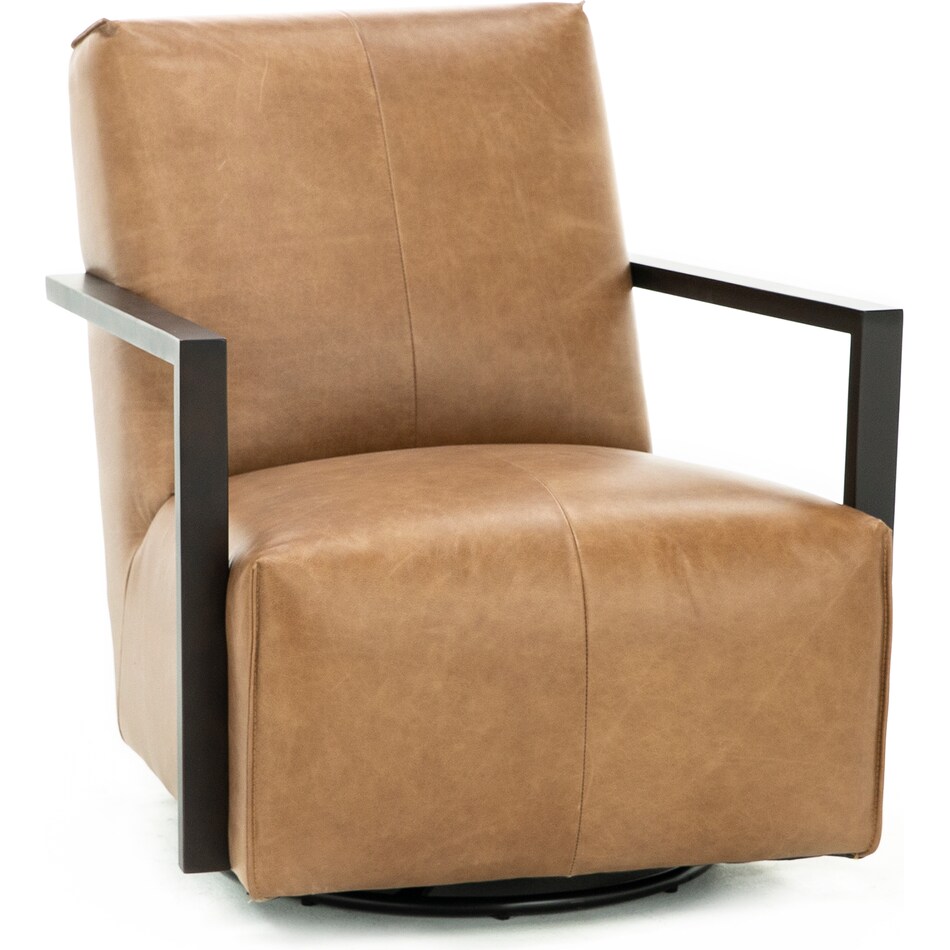 kuka brown swivel chair   
