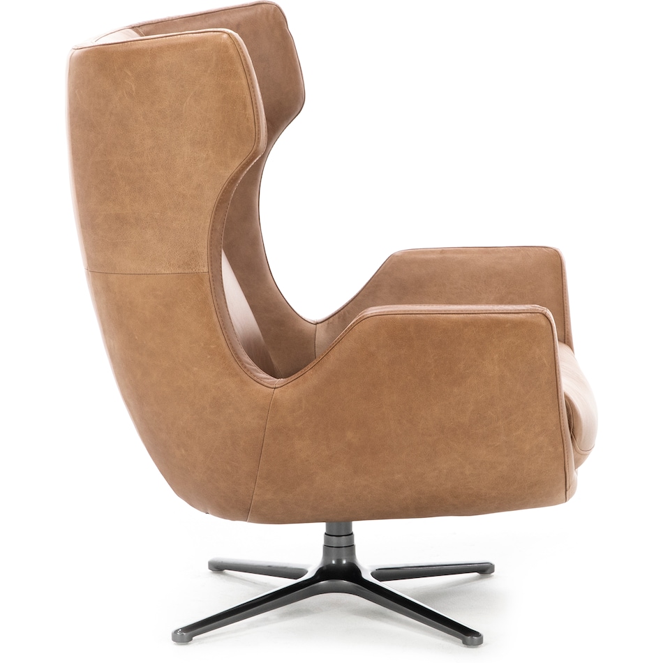 kuka brown swivel chair   