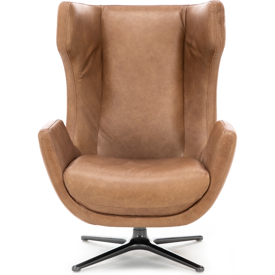 kuka brown swivel chair   