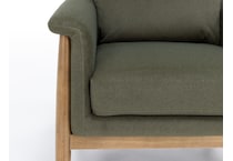 kuka green accent chair z  