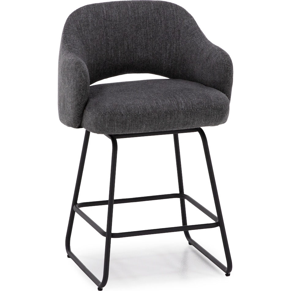 kuka grey inch & over bar seat stool   