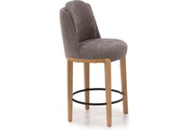 kuka grey inch & over bar seat stool   